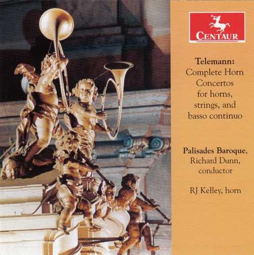 CD Shop - TELEMANN, G.P. COMPLETE HORN CONCERTOS, FOR HORNS, STRINGS & BASSO CONTINUO