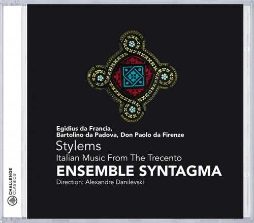 CD Shop - ENSEMBLE SYNTAGMA STYLEMS-ITALIAN MUSIC FROM THE TRECENTO