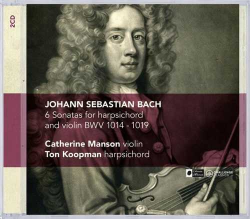 CD Shop - MANSON, CATHERINE/TON KOO 6 SONATAS FOR HARPSICHORD & VIOLIN BWV 1014-1019