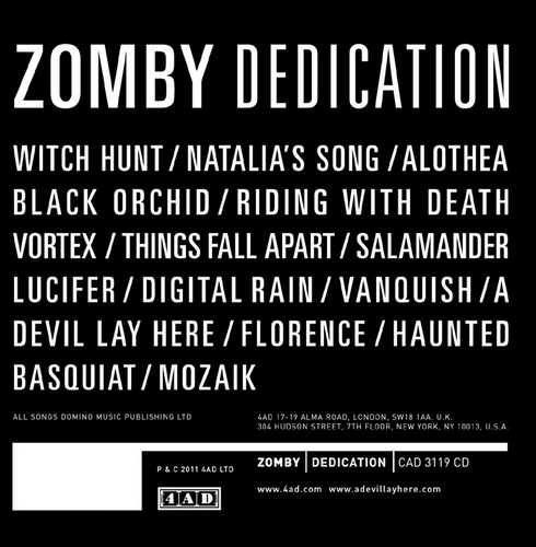 CD Shop - ZOMBY DEDICATION