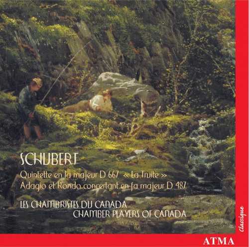 CD Shop - SCHUBERT, FRANZ QUINTETTE LA TRUITE D667