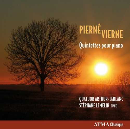 CD Shop - PIERNE/VIERNE QUINTETTES POUR PIANO