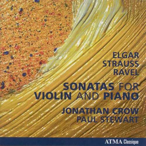 CD Shop - ELGAR/STRAUSS/RAVEL SONATAS FOR VIOLIN & PIANO