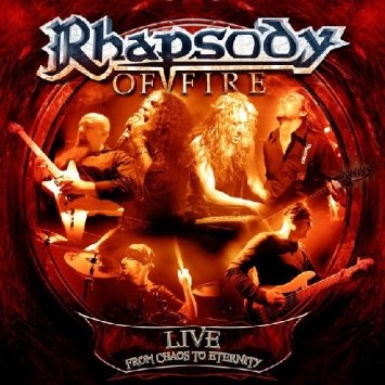 CD Shop - RHAPSODY OF FIRE LIVE -FROM CHAOS TO ETERNIY