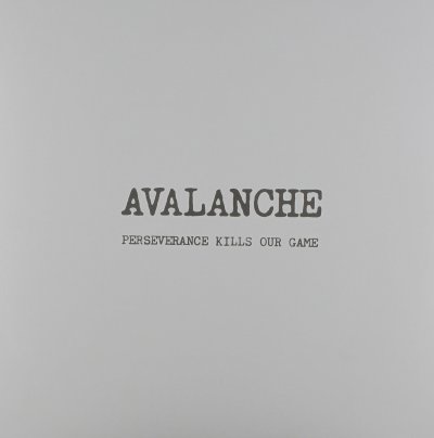 CD Shop - AVALANCHE PERSEVERANCE KILLS OUR GAME