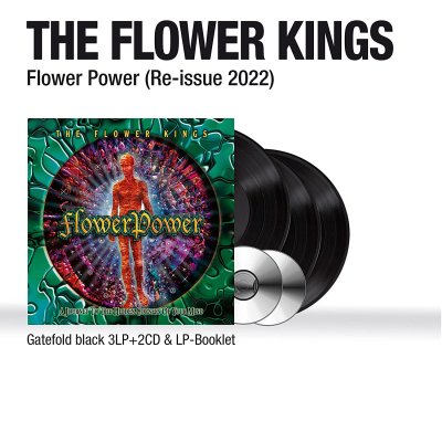 CD Shop - FLOWER KINGS FLOWER POWER -LP+CD- / 3LP+2CD