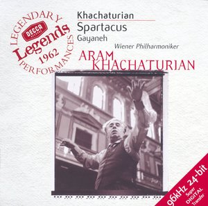 CD Shop - KHACHATURIAN/GLAZUNOV KHACHATURIAN: SPARTACUS / GAYANEH