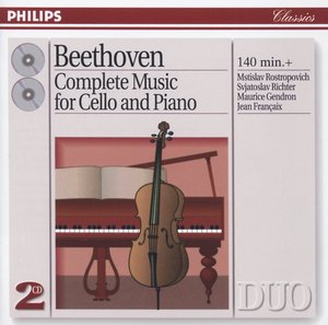 CD Shop - BEETHOVEN, LUDWIG VAN MUSIC FOR CELLO & PIANO