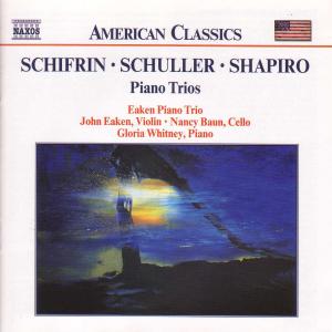 CD Shop - SCHIFRIN/SCHULLER/SHAPIRO PIANO TRIOS