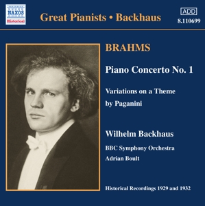 CD Shop - BRAHMS, JOHANNES PIANO CONCERTO NO.1