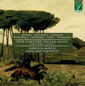 CD Shop - MORELLI, GABRIELLA/SIMONA 19TH-CENTURY ITALIAN MUSIC (VIERHANDIG)