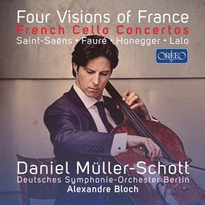 CD Shop - MULLER-SCHOTT, DANIEL / D FOUR VISIONS OF FRANCE: FRENCH CELLO CONCERTOS