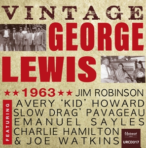 CD Shop - LEWIS, GEORGE VINTAGE GEORGE LEWIS 1963