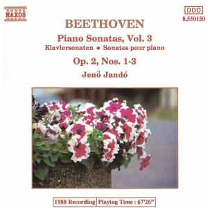 CD Shop - BEETHOVEN, LUDWIG VAN PIANO SONATAS 1,2 & 3