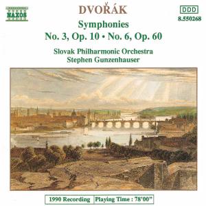 CD Shop - DVORAK, ANTONIN SYMPHONIES NO.3,OP.10 NO.