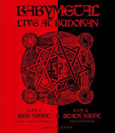 CD Shop - BABYMETAL LIVE AT BUDOKAN: RED NIGHT & BLACK NIGHT APOCALYPSE