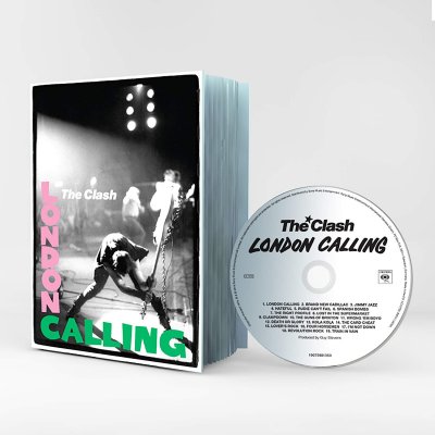 CD Shop - CLASH LONDON CALLING -CD+BOOK- / 120PG. HARDCOVER SCRAPBOOK