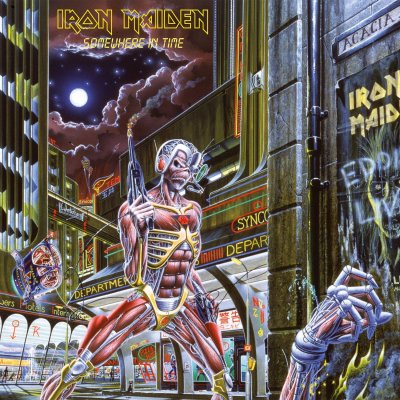 CD Shop - IRON MAIDEN SOMEWHERE IN TIME (LIMITED) / BLACK / 180GR.
