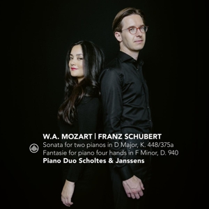 CD Shop - SCHOLTES & JANSSENS PIANO SONATA FOR TWO PIANOS IN D MAJOR K.448/375A / FANTASIE FOR PIANO FOUR HANDS IN F MINOR D.940
