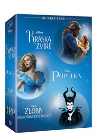 CD Shop - FILM KRASKA A ZVIERA + POPOLUSKA + VLADKYNA ZLA KOLEKCIA 3DVD (SK)