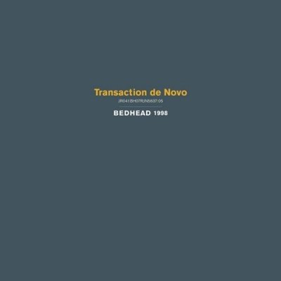 CD Shop - BEDHEAD TRANSACTION DE NOVO