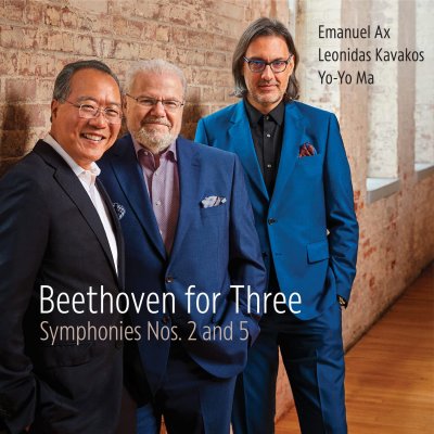 CD Shop - MA, YO-YO / LEONIDAS KAVA Beethoven for Three: Symphonies Nos. 2 and 5