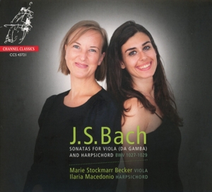 CD Shop - BECKER, MARIE STOCKMARR / J.S. BACH: SONATAS FOR VIOLA DA GAMBA AND HARPSICHORD BWV1027-1029