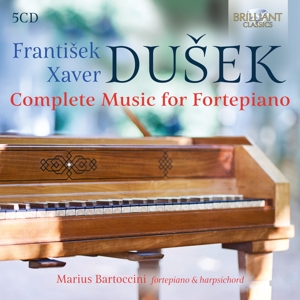 CD Shop - BARTOCCINI, MARIUS F.X. DUSEK: COMPLETE MUSIC FOR FORTEPIANO