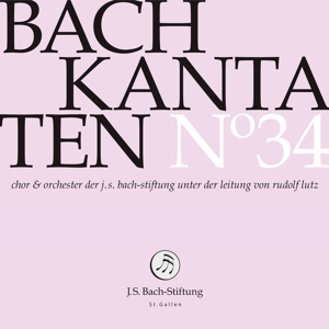 CD Shop - CHOR & ORCHESTER DER J.S. BACH-STIFTUNG / RUDOLF LUTZ BACH KANTATEN NO.34