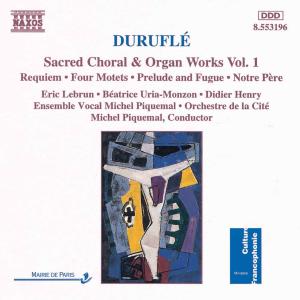 CD Shop - DURUFLE, M. SACRED CHORAL & ORGAN WOR