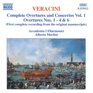CD Shop - VERACINI, F.M. OVERTURES VOL.1
