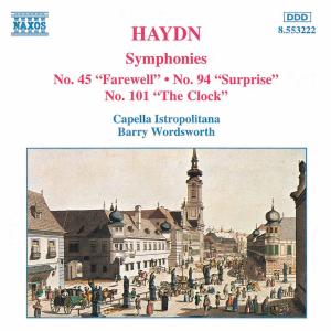 CD Shop - HAYDN, FRANZ JOSEPH SYMPHONIES 45, 94 & 101