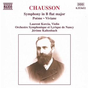 CD Shop - CHAUSSON, E. SYMHPONY IN B FLAT MAJOR