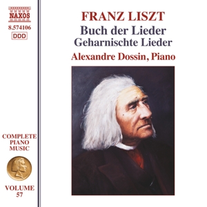 CD Shop - DOSSIN, ALEXANDRE LISZT: COMPLETE PIANO MUSIC VOL.57: BUCH DER LIEDER
