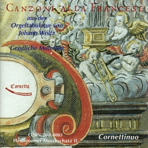 CD Shop - CORNETTINUO GEISTLICHE MOTETTEN/CANZONI ALLA FR