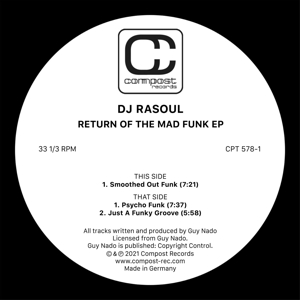 CD Shop - DJ RASOUL RETURN OF THE MAD FUNK
