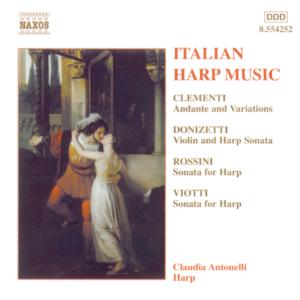 CD Shop - CLEMENTI/DONIZETTI/ROSSIN ITALIAN HARP MUSIC