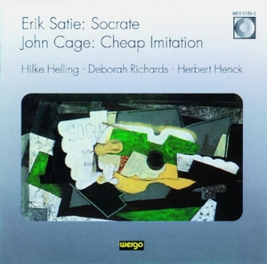 CD Shop - SATIE/CAGE SOCRATE/CHEAP IMITATION