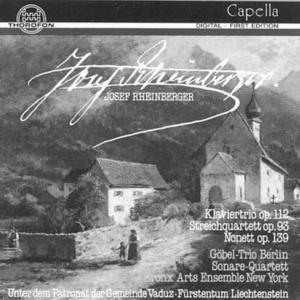 CD Shop - RHEINBERGER, J. RHEINBERGER: PIANO TRIO OP. 112 & NONETT OP. 139