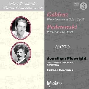 CD Shop - PLOWRIGHT, JONATHAN GABLENZ & PADEREWSKI: PIANO CONCERTOS