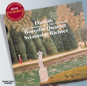 CD Shop - RICHTER/BORODIN QU. Dvo? k: Klavˇrnˇ kvintety op. 5, 81