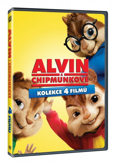 CD Shop - FILM ALVIN A CHIPMUNKOVE KOLEKCE 1.-4. 4DVD