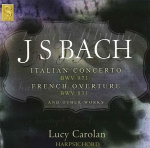 CD Shop - BACH, JOHANN SEBASTIAN ITALIAN CONCERTO BWV971