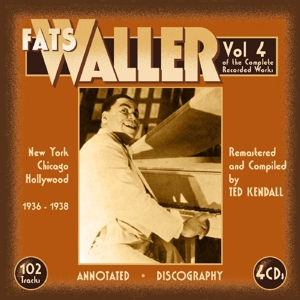 CD Shop - WALLER, FATS VOLUME 4 -COMPLETE RECORD
