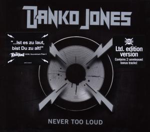 CD Shop - JONES, DANKO NEVER TOO LOUD LTD.