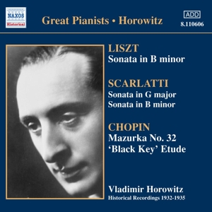 CD Shop - LISZT/SCARLATTI RECORDED 1932-1934