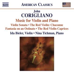 CD Shop - CORIGLIANO, J. MUSIC FOR VIOLIN & PIANO