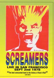 CD Shop - SCREAMERS LIVE 1978 IN SAN FRANCISC