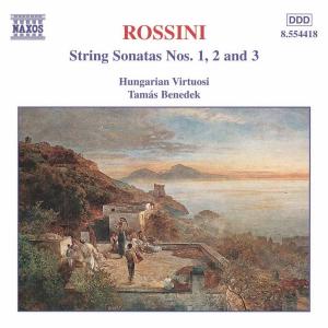 CD Shop - ROSSINI, GIOACHINO STRING SONATAS 1,2 & 3