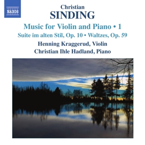 CD Shop - SINDING MUSIC FOR VIOLIN & PIANO VOL.1